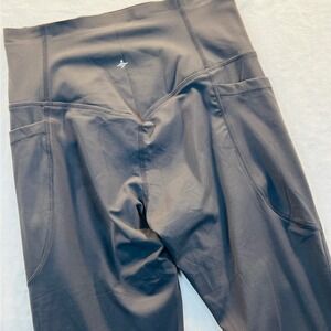 Halara High Waisted Tummy Control Flare Leggings Gray Size Small Tall 32" Inseam